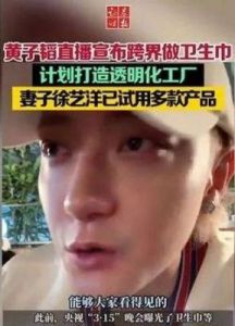 黄子韬卫生巾抢购疯狂，黄牛加价炒作引关注